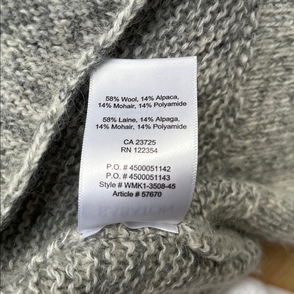 Aritzia Babaton Italian Mohair/wool blend Cardigan - Picture 10 of 11